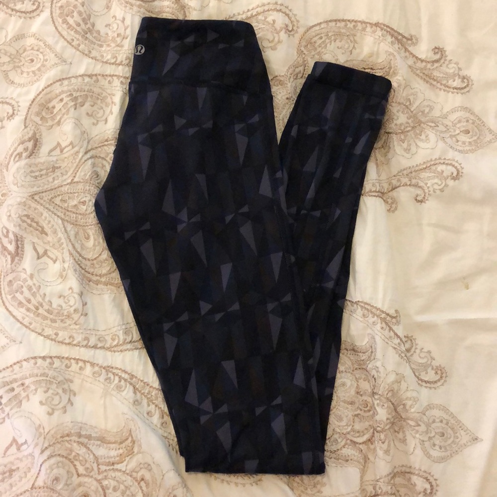 lulu lemon geometric pants sz 2